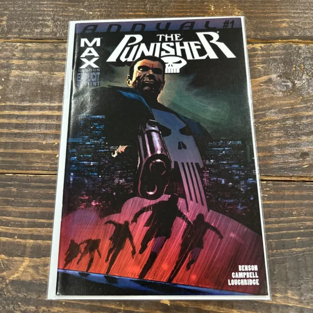 The Punisher Max Annual #1 Marvel Comics 2007 Benson And Campbell Rare