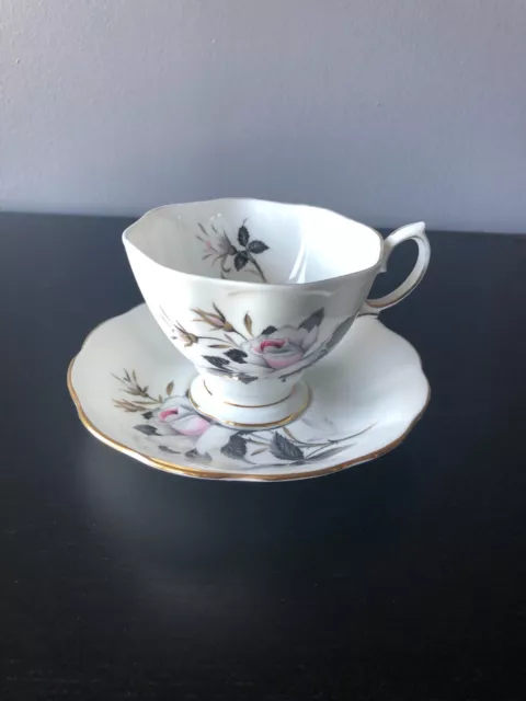 Vintage Royal Albert "Queens Messenger" Cup and Saucer Made in England Roses