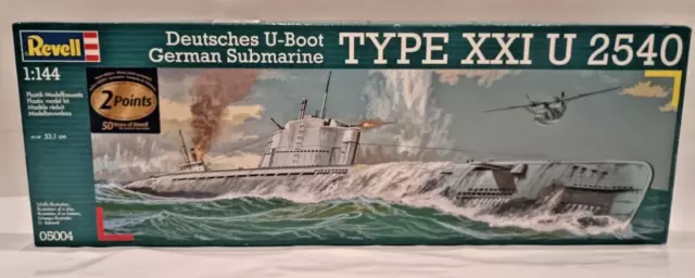 Deutsches U-Boot Type XXI U 2540 Revell 05004 Maßstab 1:144 Scale 1/144