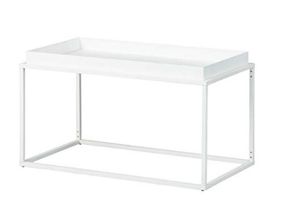Metallo Bianco 80 x 45 x 45 Inter Link Lounge B03 Tavolino 