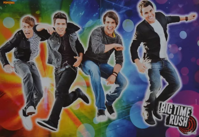 BIG TIME RUSH - A3 Poster (ca. 42 x 28 cm) - Clippings Fan Sammlung NEU