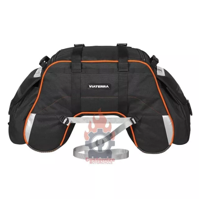 Black "Claw Mini Waterproof Tail Bag Fit For Sports & Street Motorbikes" 3