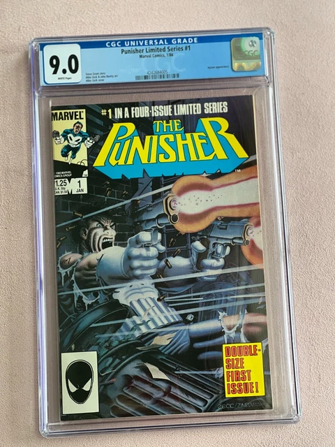 The Punisher Limited Series #1 CGC 9.0 White Pages - 1986 Marvel