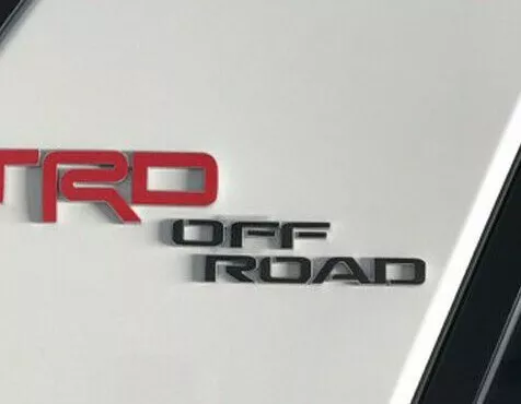 Premium Cast Vinyl Letter Decals For 2017-2024 4Runner TRD OFF ROAD Emblems