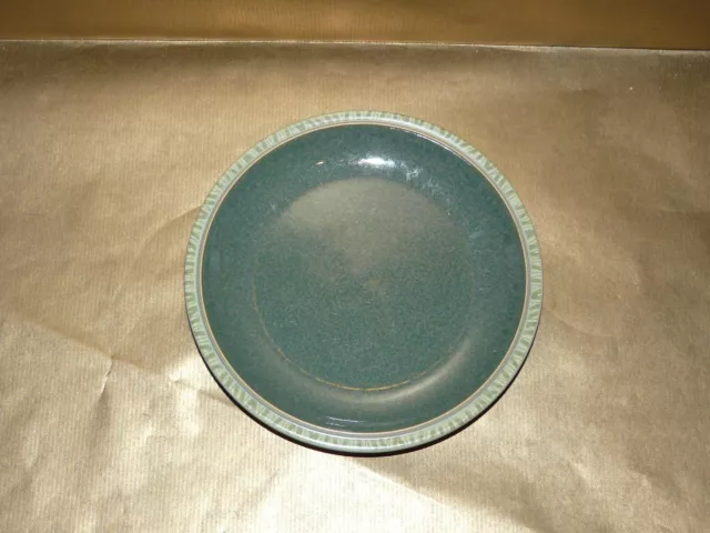 denby calm dark green tea / side plate 18.5cm diameter