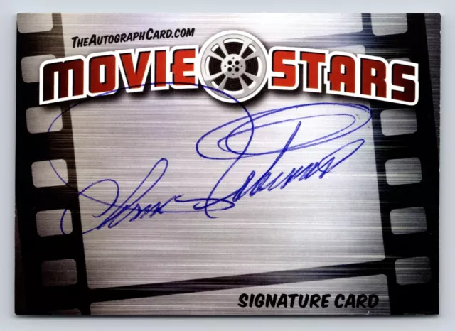 Ann Robinson Authentic Autographed Signed Legendary Movie Stars Signature Card