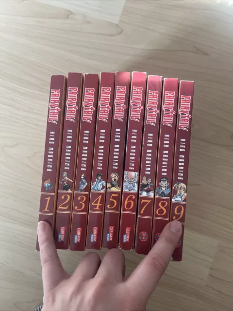 Fairytail Manga 1-9 Hiro Mashima