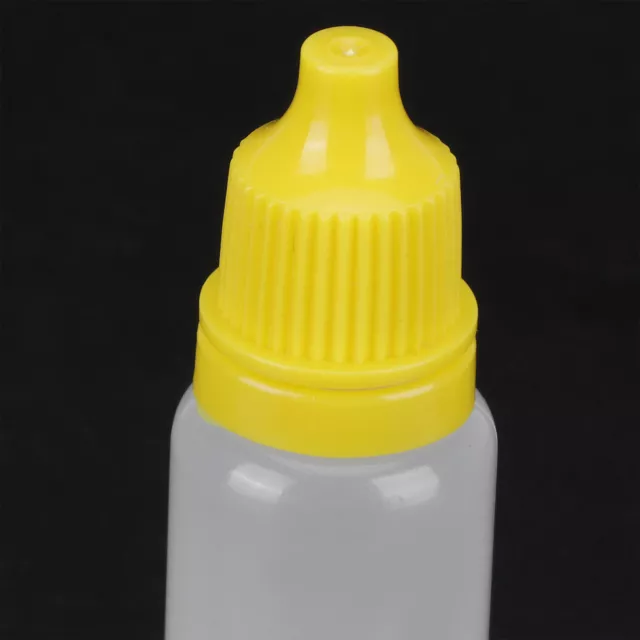 (Yellow)Dropper Bottle Professional 5ml Dropping Bottles 50Pcs Eye Liquid