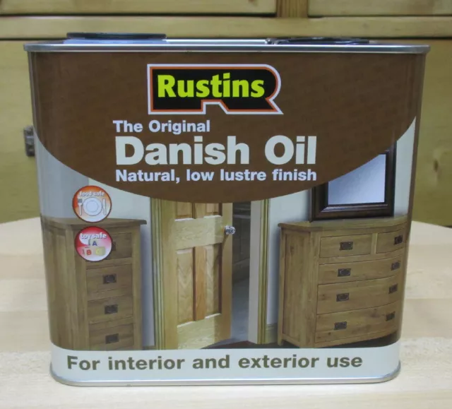 Original Danish Oil von Rustins seidenglänzend - 2,5 Liter dänisches öl tungöl