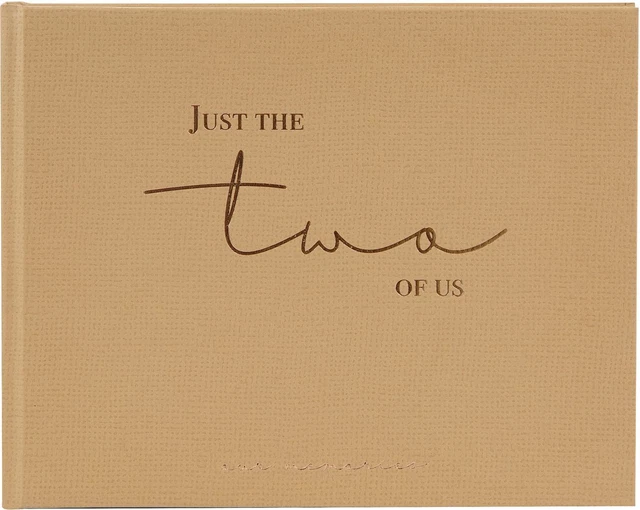 Libro de oro foto libro de visitas just the two of us 29x23 cm 50 páginas blancas