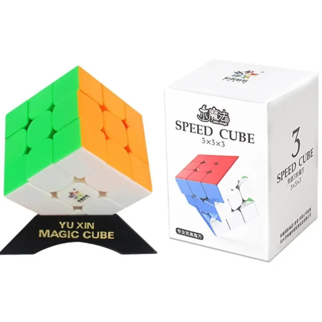 Yuxin Little Magic Cube 3x3 Black Stickerless Cube 3x3x3 Speed Cube Professional