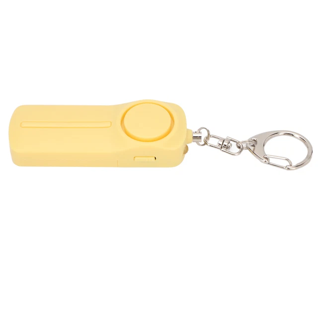 (Yellow)Security Alarm Loud Mini Military Grade 130dB Emergency Alarm Sound