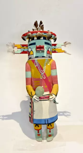 Old Style Hopi Omaw Kachina by Randy Howato