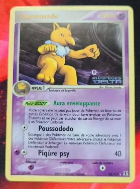 Pokemon - Hypnomade 23/113 - Ex Especes Delta - Holo Reverse - Francais Fr