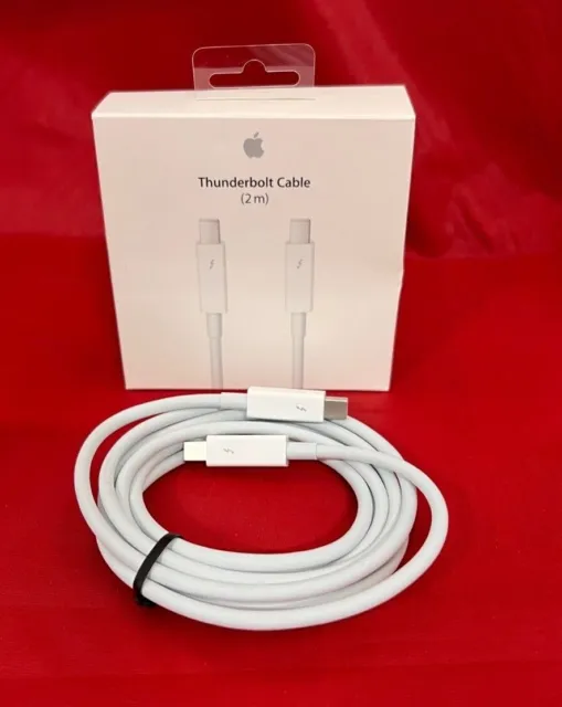 Original Apple Thunderbolt Cable| 2M| MD861LL/A| A1410| White