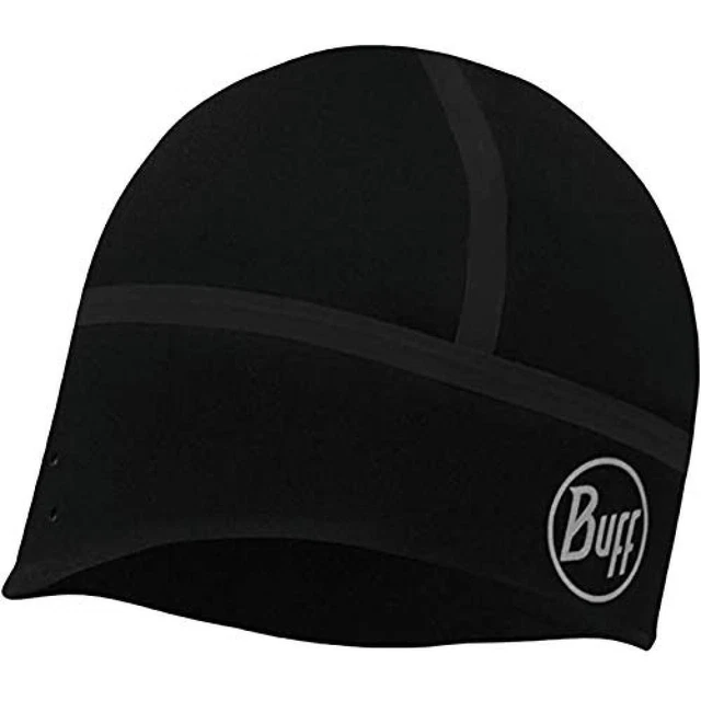 (TG. L) Buff Windproof Cappello, Uomo, Nero/Solid Black, L/XL - NUOVO