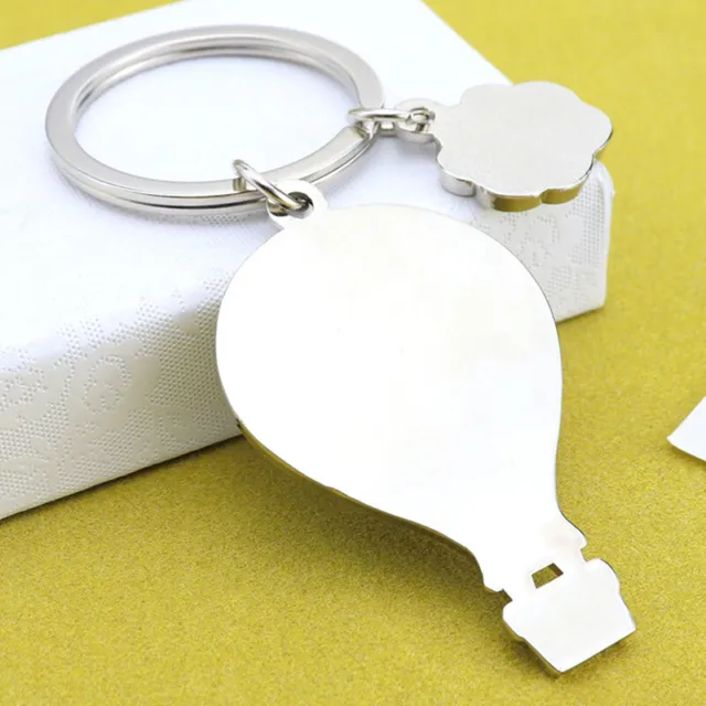 Hot air balloon Keychain Key Ring For Women Men Handbag Accessories Gifts