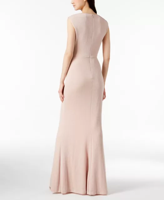 CALVIN KLEIN Metallic Cutout Gown - Size 6 (Orig $199.00) 2