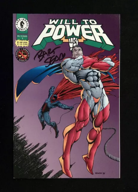 Will To Power #1 (2ND SERIES) Dark Horse Comics 1994 NM- Signed By Bart Sears Will To Power #1 (2ND SERIES) Dark Horse Comics 1994 NM- Signed By Bart Sears