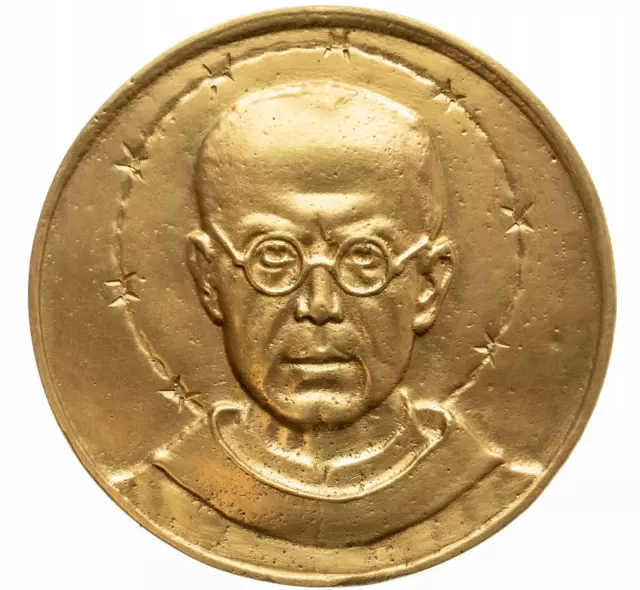 201 Polish Anniversary Medal Of Maximilian Kolbe Poland Holocaust Auschiwtz