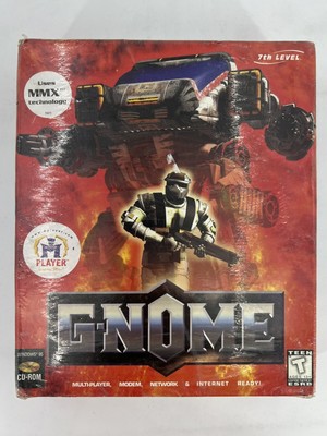 Sealed New • G-Nome by 7th Level • PC Game (windows 95) on CD-ROM • Big Box