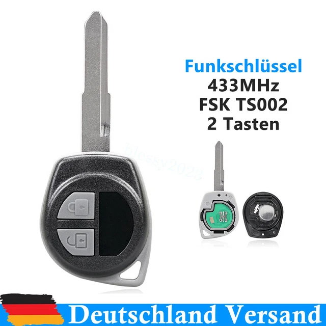 Funk Schlüssel 433MHz ID46 Für Suzuki Splash Ignis Swift SX4 Alto Grand