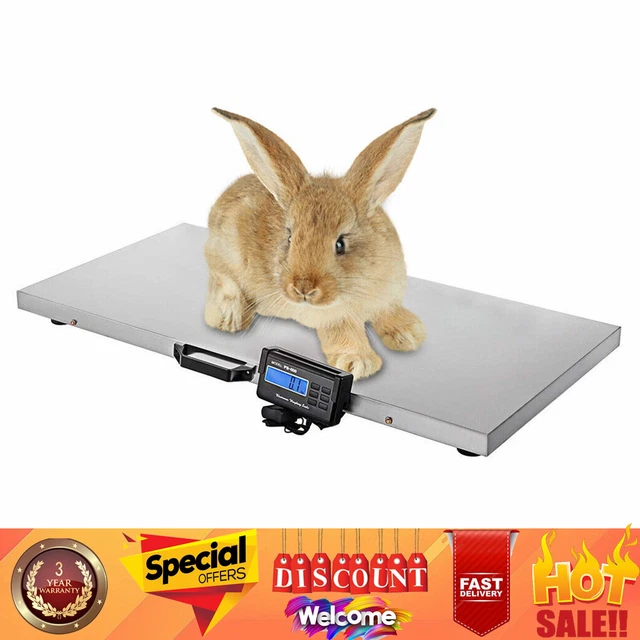 1100LBS Digital Livestock Vet Scale Hog Pet Dog Sheep Goat Scale Heavy Duty ✔ US