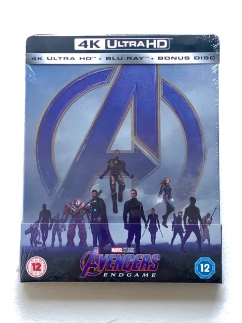 Marvel Avengers Endgame 2019 Bluray 4K Bonus Steelbook Edition