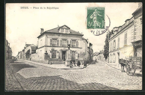 CPA Deuil, Place de la République