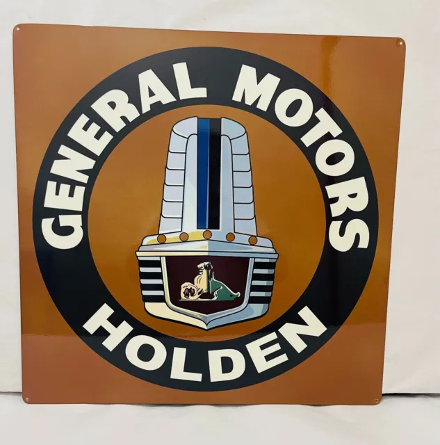 NEW General Motors Holden tin metal sign