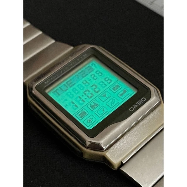 Casio VDB-2000 Data Bank Men's Wristwatch Digital Quartz Everything working