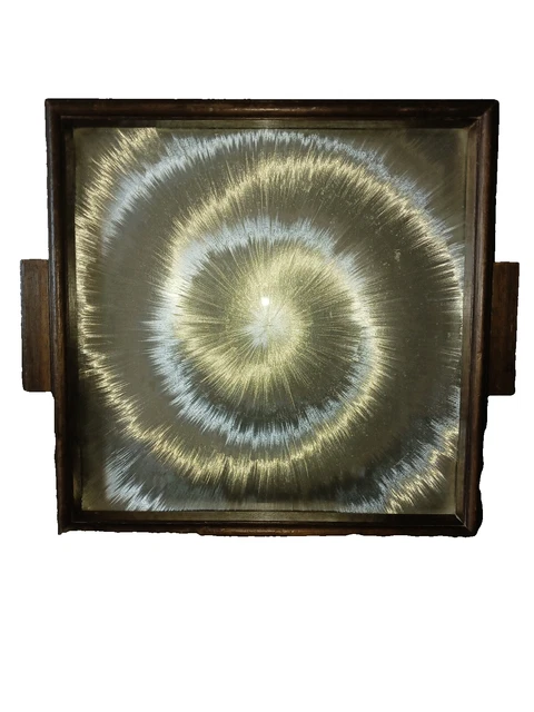 Plateau Vintage Fibre De Verre Années 70 - Arlequin Mandoline - Déco Rétro