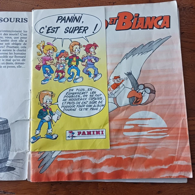 ALBUM PANINI BERNARD Et Bianca Walt Disney Pictures 1977 France Images