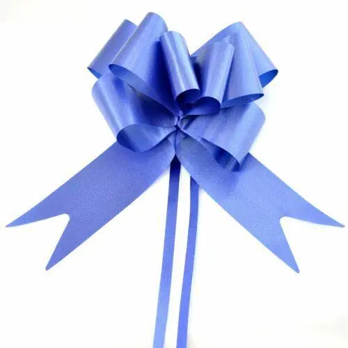 Cinta de arco grande azul marino 30 mm satén boda regalo envoltura fiesta decoración 10