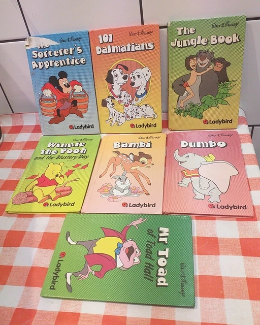 LADYBIRD BOOKS WALT Disney Collection, Mr Toad, Winnie the Pooh, Bambi ...