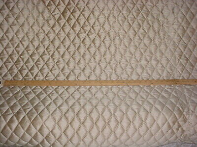 19-7/8Y Kravet Lee Jofa Quilted Silk Diamond Matelasse Upholstery Fabric