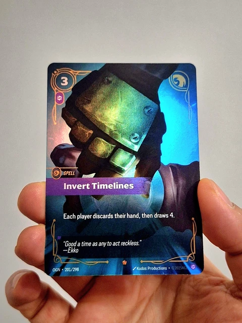 RIFTBOUND ORIGINS INVERT Timelines Holofoil Epic TCG Card OGN 201/298 ...