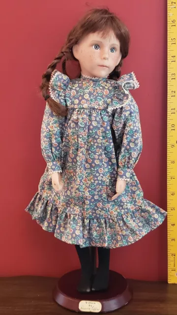 1989 Ashton Drake Galleries Willow 14" Porcelain Doll by Dianna Effner With Box