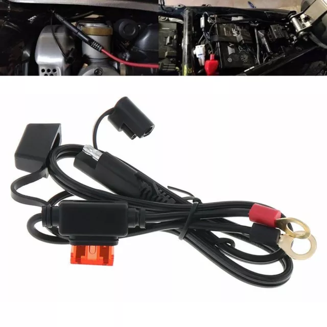 Reliable and Long lasting 12V Motorcycle Battery Charger Cable Harness