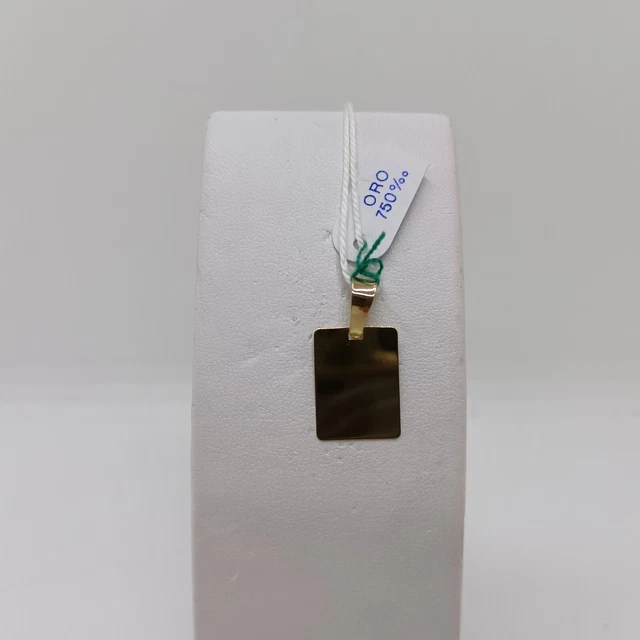 Pendentif Médaille Déesse Loi En Or Jaune 18 Carats 1,15 G - Neuf Avec étiquettes