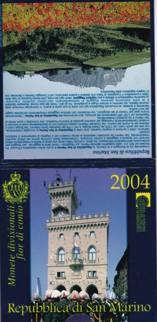 Folder LEER ohne Münzen - bitte unten lesen - für Original San Marino KMS 2004