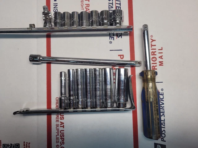 MAC Tools 13 Socket,Swivel, 6" Extension, 1/4” Drive SAE 6-Point Retails $229
