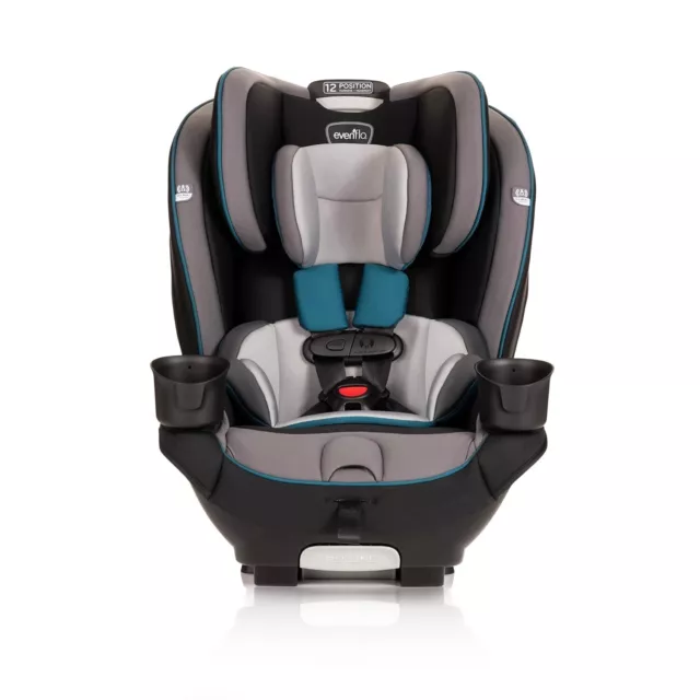 Evenflo Everykid All-In-One High-Back Booster Car Seat, Blue *New