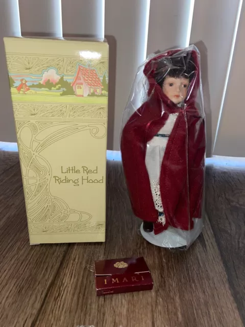 Vintage 1985 Avon Fairytale Doll Collection - Little Red Riding Hood