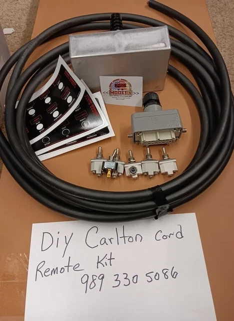 Carlton Stump cord Remote Kit! DIY build 16 pin plug (specify decal at checkout)