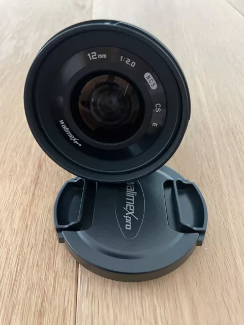 Walimex pro 12mm / 2,0 NCS CS Objektiv für Sony E-Mount - Schwarz