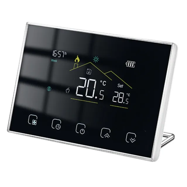 Thermostat intuitif à écran tactile pour chauffage électrique par le sol comp