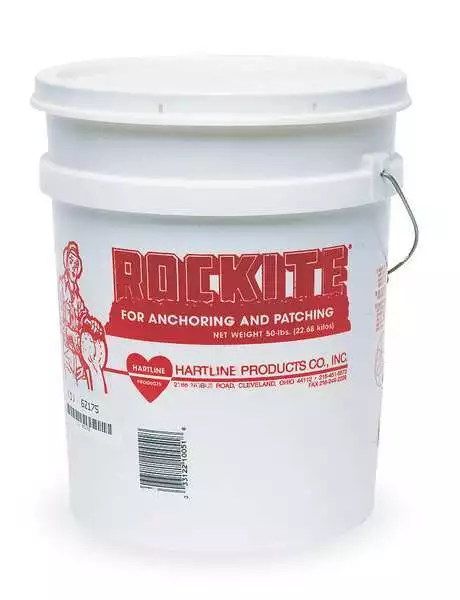 Rockite 10051 Expansion Cement, 50 Lb, Pail, 1 Hr Full Cure Time 2