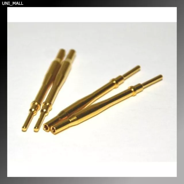 Deutsch 14AWG Gold PCB Lab Testing Solid Pins (Made in USA)