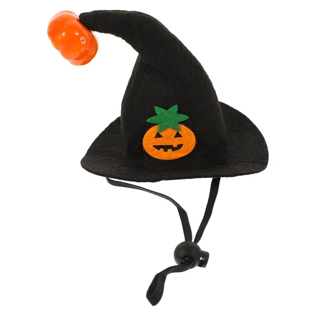 Halloween -Themen -Haustier -Hut -Kürbismuster Haustier Hut Katzenhund Halloween